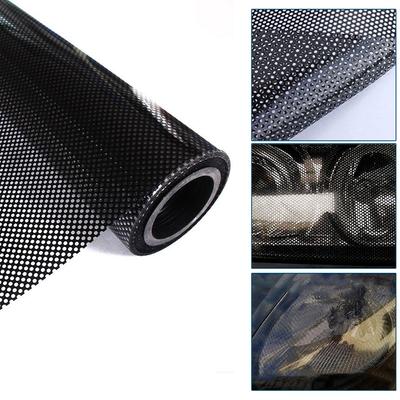 100*30cm Wrap Hollow Automobile Lamp Film Grid Side Shield Headlamp Taillight Film Honeycombs Pattern Car Wrap Honeycomb Sticker