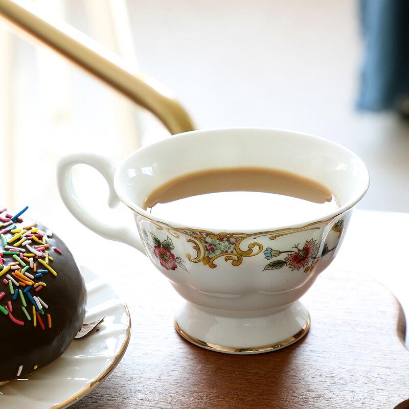 European Luxury Ceramic Cups Simple Creative Gifts Small Bones Coffee Cups Environmental