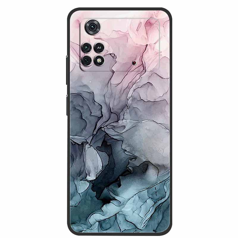 For Poco X4 Pro 5G Case Poco M4 Pro 2022 Marble Silicone TPU Back Cover for Xiaomi Poco M4 Pro 4G Phone Case Poco X4 Pro 5G Capa