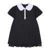 The Coffee Bean   Tea Leaf Black Lace Frill Dress Bz24op03bk