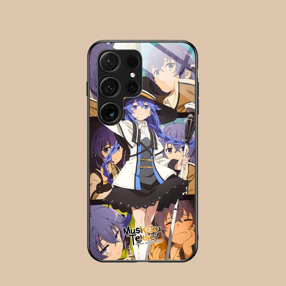 Mushoku Tensei Roxy Mobile Phone Case for Samsung Galaxy S26 S25 S24 S23 S22 S21 S20 Note20 Plus FE Ultra Glass Colorful Cover