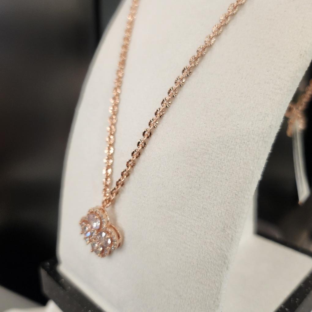 Atria Clover Tourine N Necklace JQNNEIN0007PK