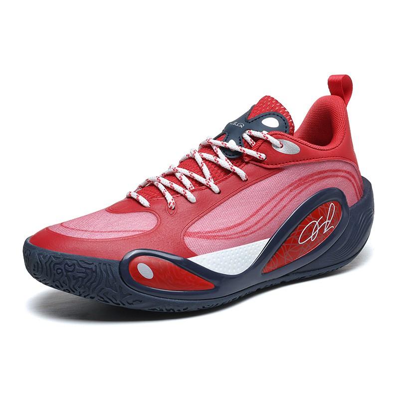 Mens Basketball Shoes Low Top With Full-Length Air Cushion Lightweight Durable Rubber Sole Outdoor Court Running
