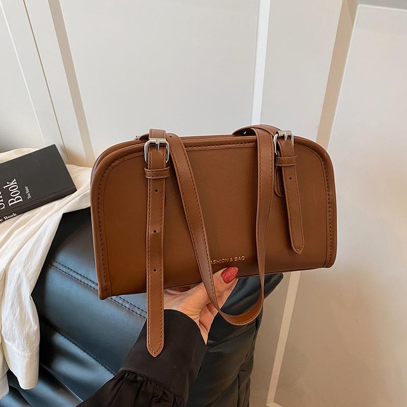 Source Manufacturer Women's Bag 2025 New Trendy Fashion Handbag Simple Niche Underarm Bag Shoulder Bag Wholesale