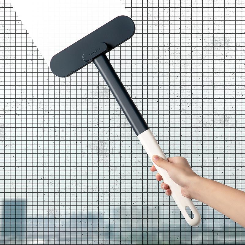 Multi-Surface Cleaning Brush: Sofa, Glass, Screen - Wide, Washable for Wet & Dry Use