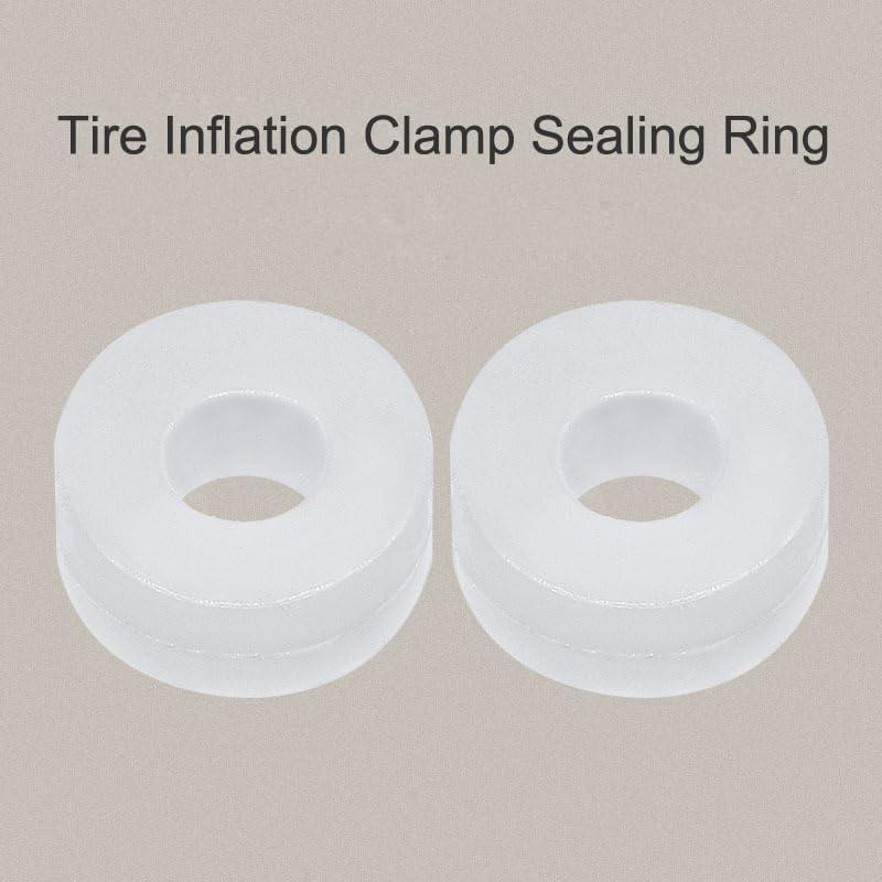 25 Pack Tire Air Chuck Sealing Gasket Replacement Rubber O Ring Pad Seals Washer for Tire Air Chucks with Clip Tire Inflator Nozzle Adapter Electric