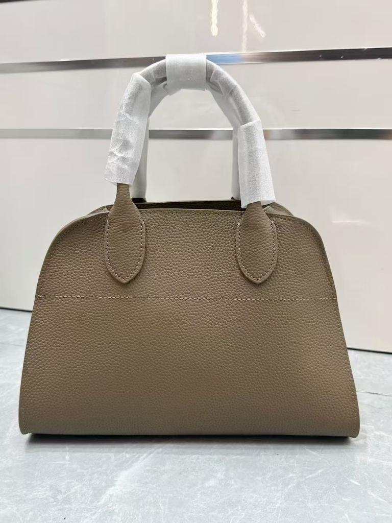 THE * ROW star with the same Margaux 15 inch handbag old money wind tote bag leather big bag suede bag