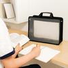 Large Capacity Students Portable Bag Waterproof File Storage Bag Transparent A4 Handbag  Book