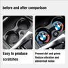 KXUOB1 Car Sticker 2/4Pcs Car Coasters Silicone Anti-Slip Water Cup Mat Drink Pad For BMW 1 3 4 5 7 Series X3 X5 X7 G30 G32 G01 G02 G05