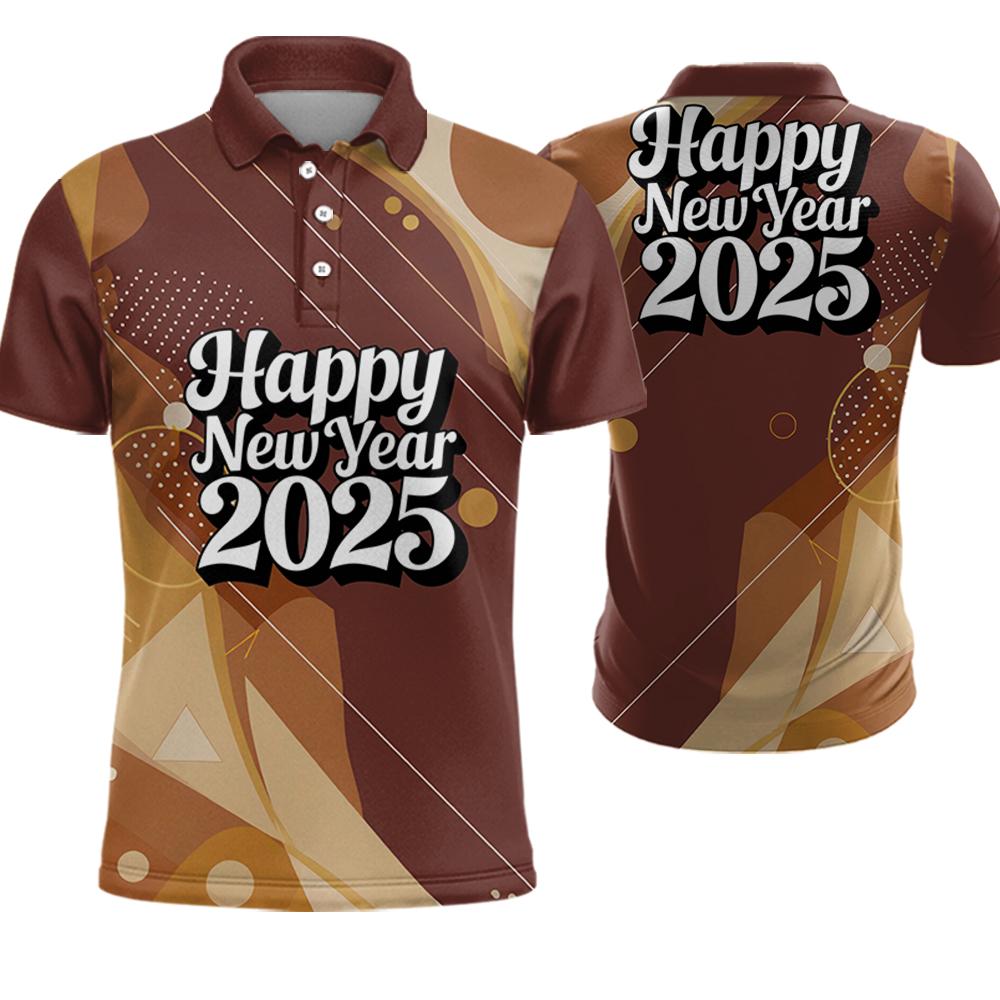 New Year's Shirt For Men Sports Jersey Dry Fitted Polo Shirt Business Casual Short Sleeved Men's Clothing Chinese New Year Shirt