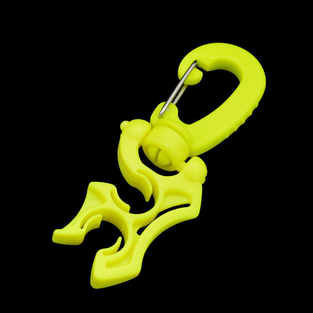 2 Packs Scuba Diving Double BCD Regulator Hose Holder with Clip Suit for Low High Pressure Hoses Regulators Gauges