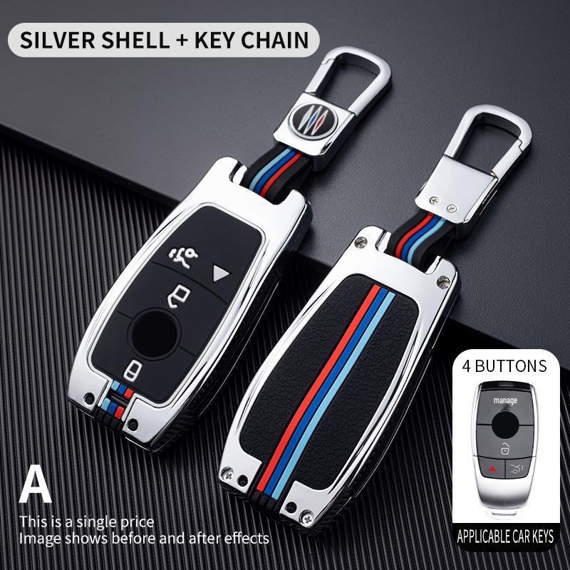 Mercedes-Benz Key Case for E-Class, C260L, C200L, A200L, E260, and GLC Luxury Models