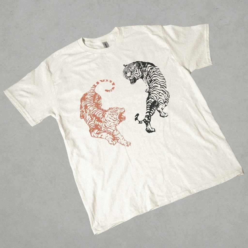 Twin Tigers Graphic Unisex Tee