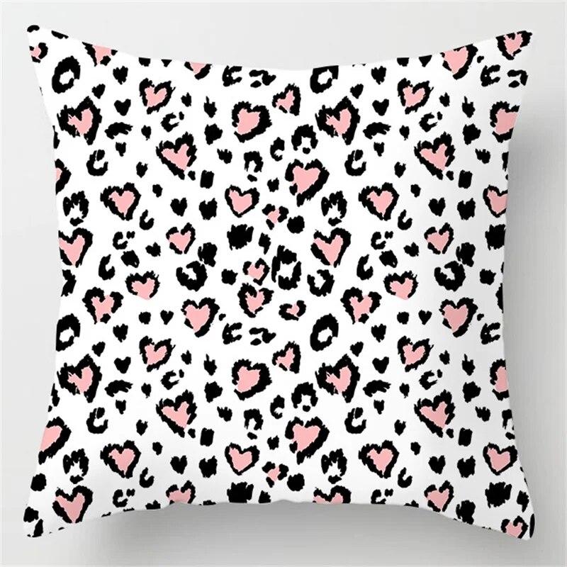 Pink Feather Pillowcase Decorative Bed  Car Sofa Cushion Cover Home Fashion Cute