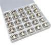 Fresh 25 Pcs Metal Bobbins For Sewing Machine With Storage Box Easy Install Easy To Use