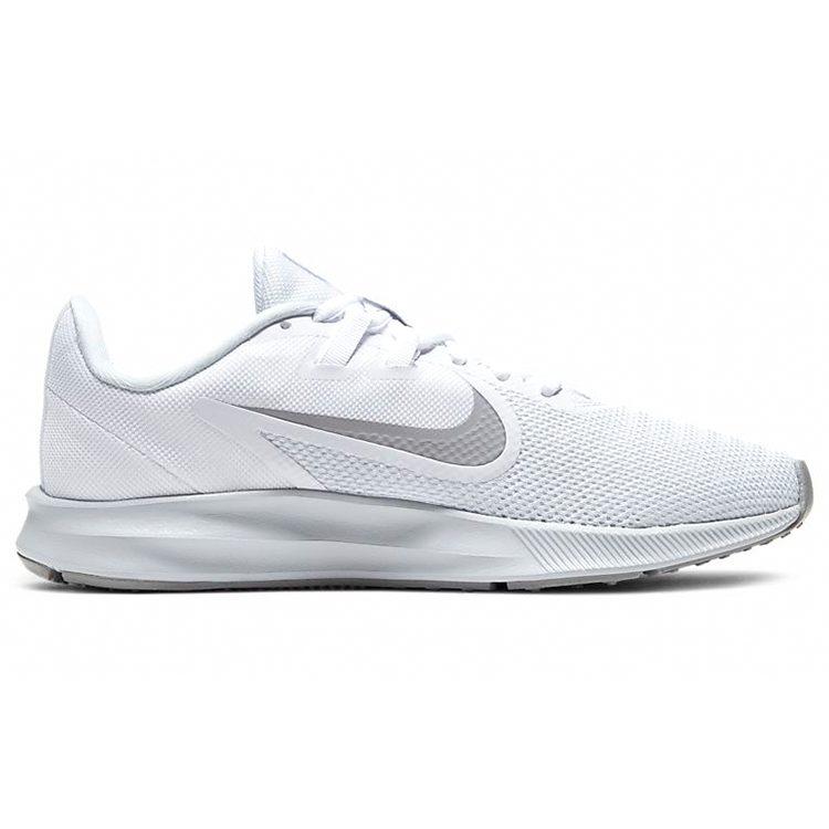 Nike Scarpe da ginnastica Downshifter 9 Basse in maglia Bianche da donna AQ7486-100