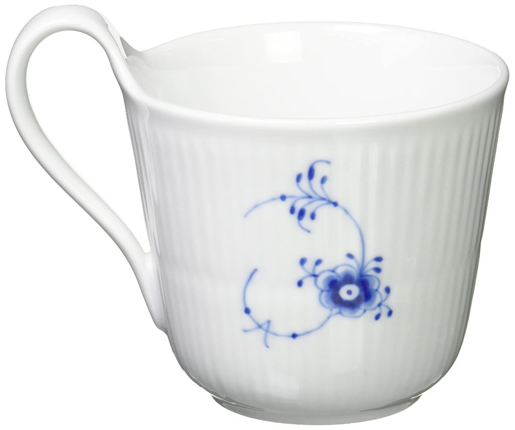 [Officially Imported] Royal Copenhagen Blue Fluted Plain High-Handle Mug, 330ml, "Y," Wedding Gift, 1017163
