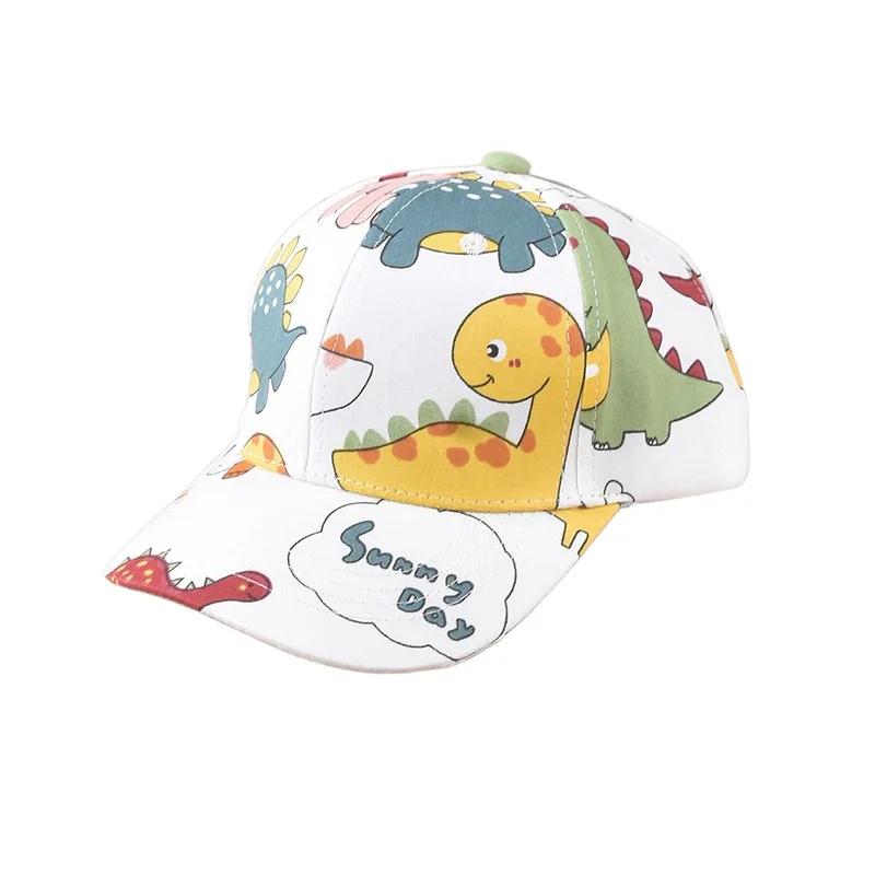 Summer Children Snapback Hat Cartoon Baby Girls and Boys Visor Cap Outdoor Baby Baseball Cap Toddler Sun Hats for Kids