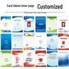 Double-Sided Transparent ID Holder with Lanyard for Student, Access, or Conference Pass and QR Code Tag