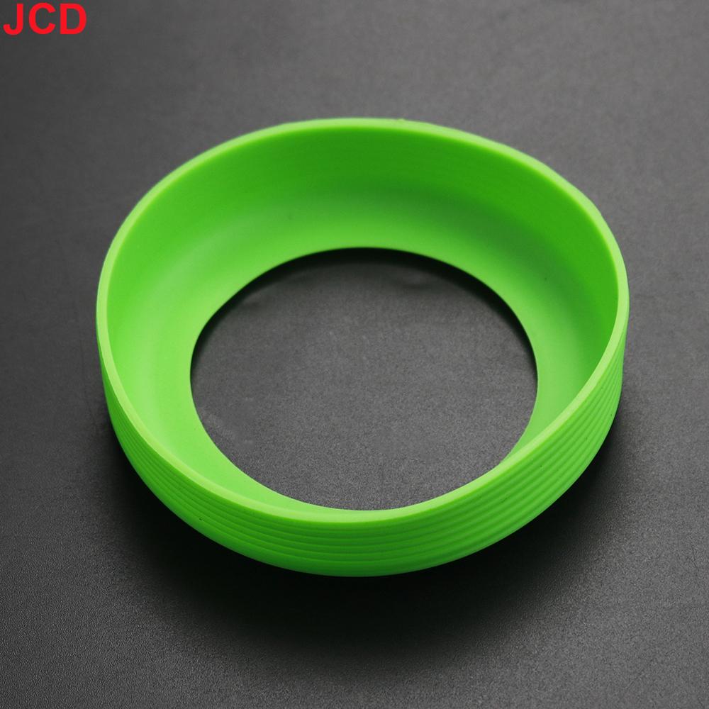 1piece 9CM 23G Colour Threaded Soft Silicone Cup Bottom Cover Wear Resistant Ring Sleeve Sheath Anti Slip Good Toughness Elastic