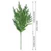 Plastic Artificial Norfolk Pine Branches DIY Wreath Christmas Pine Stem  Christmas