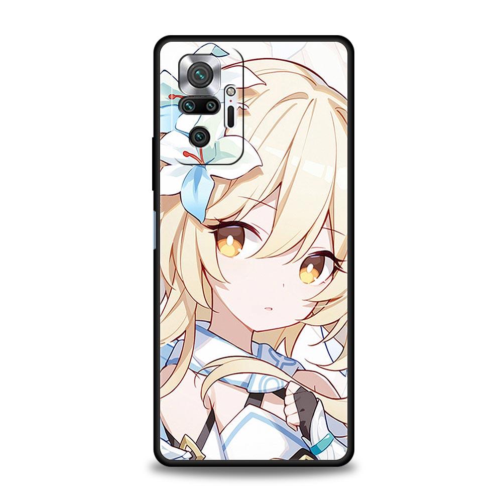 Genshin Impact Game Phone Case For Xiaomi Redmi Note 12 11 10 Pro Plus 10S 9S 9 9T 8T 9C 9A 8 7 K40 Gaming Silicone Cover