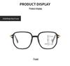 Stylish, large-frame multi-focus reading glasses with HD clarity, anti-blue light protection, and a youthful look for distance and near vision.