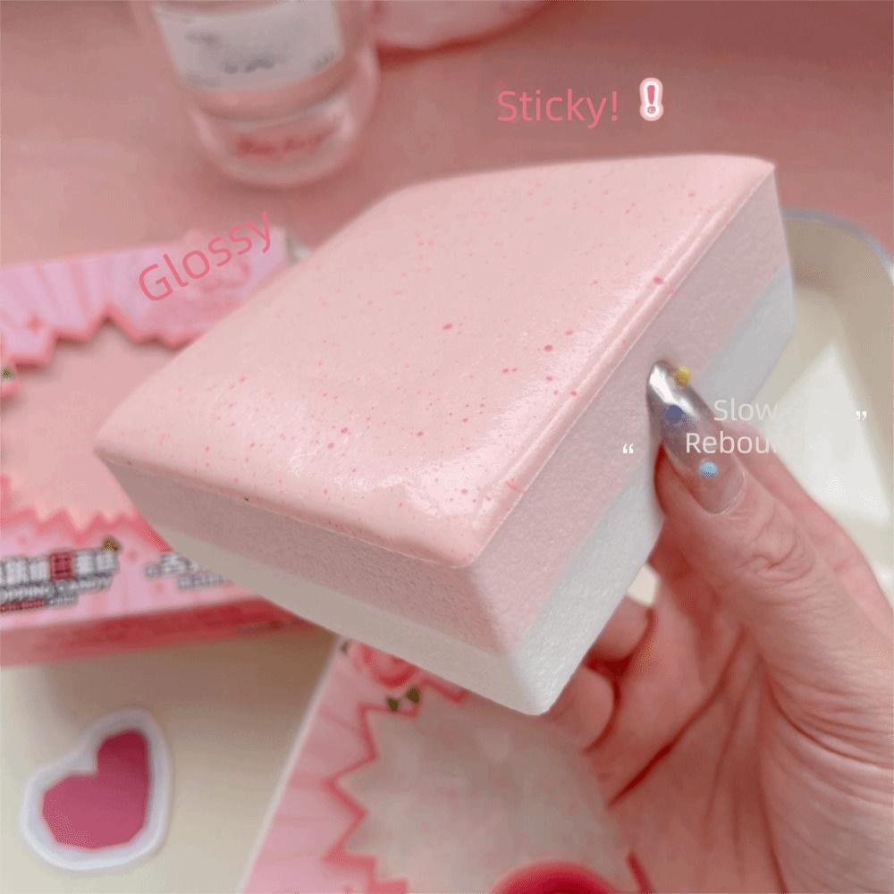 Soft Touch Squishy Bread Cake Ultra Wet Sensory Fidget Cake Bread Squishy Toy Kids Adults