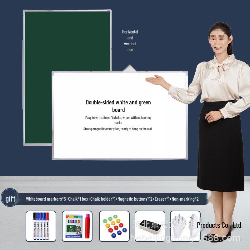 Magnetic Wall-Mounted Erasable Whiteboard for Home & Teaching