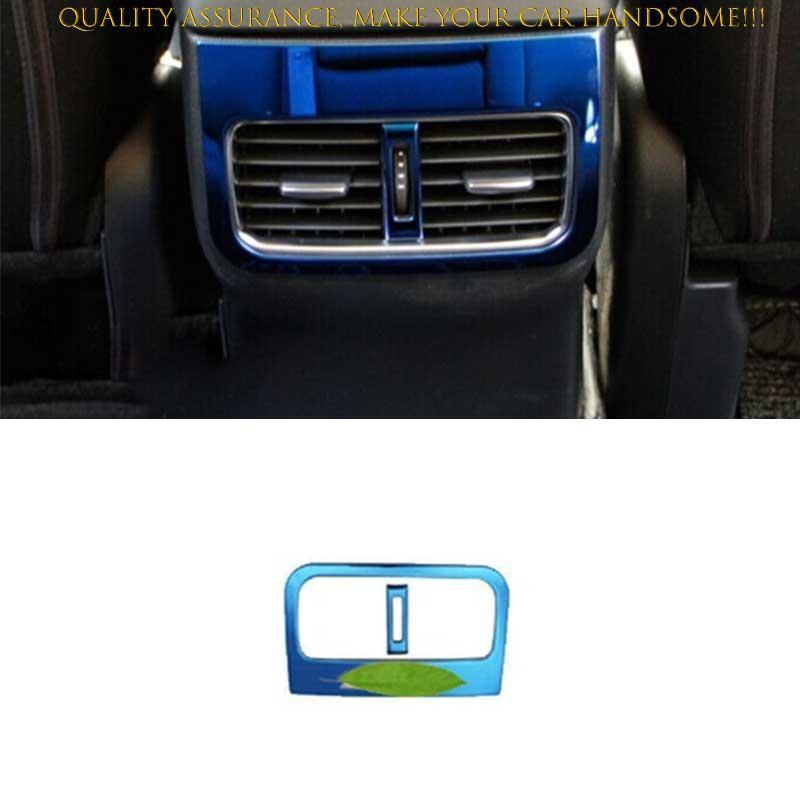For Mazda CX-5 2017-2024 Blue Titanium Rear AC Air Outlet Vent Cover Trim 2PCS
