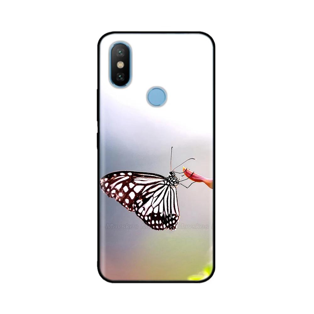 For Xiaomi Mi A2 Lite MiA2 Case Cute Heart Flower Back Cover Soft Silicone Phone Case For Xiaomi Mi A2 Lite A2lite Fundas Bumper