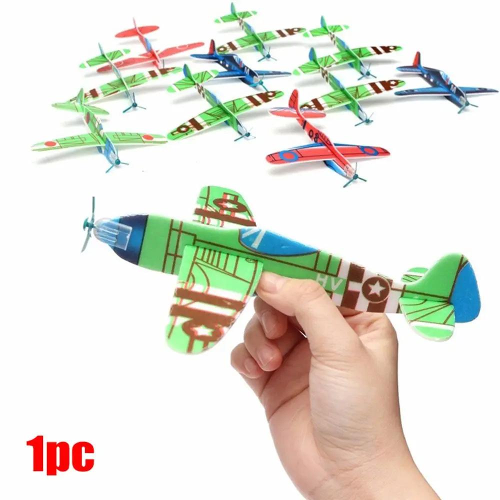 Sale Simple Elastic Rubber Band Powered Diy Foam Plane Model Kit Aircraft Educational Toy