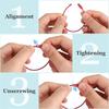 M-Modern-240PCS Steel Wire Key Ring Steel Cable Wire Key Chain Wire Keychain Cable Luggage Tag Loop Tag Cable Rings For Keys