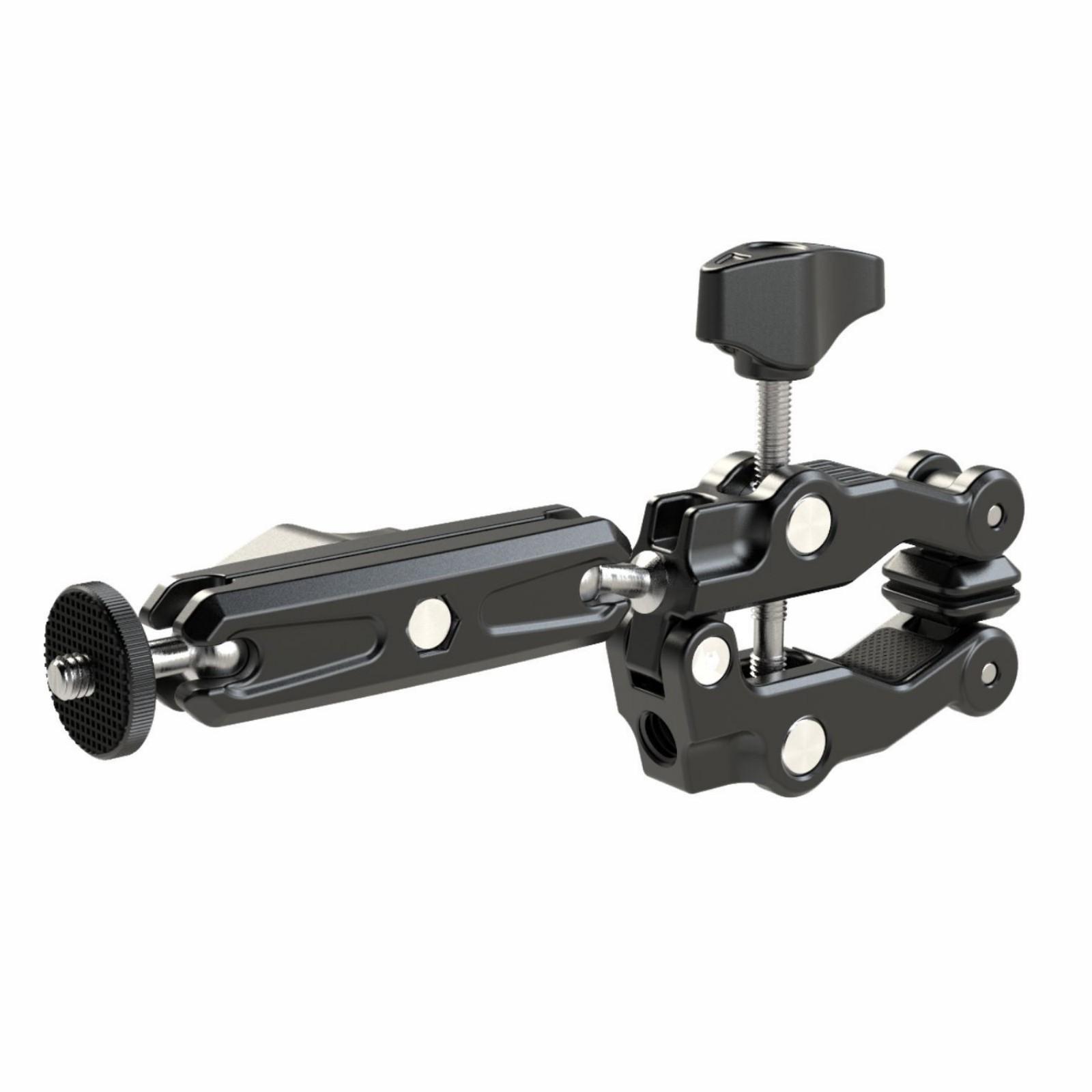 

Heavy Duty Clamp Mount Multipurpose Camera Clamp 360 Degree Ballhead Clip for Microphones Camera LED Light Stand 1