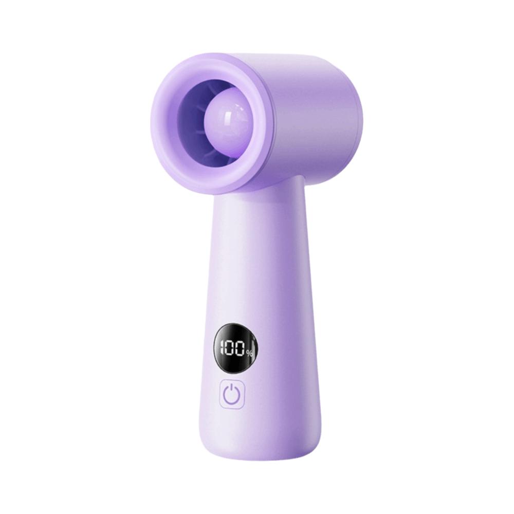 High Speed Handheld Fan Digital Display High Speed Fan Personal USB Rechargeable Fan  Travel