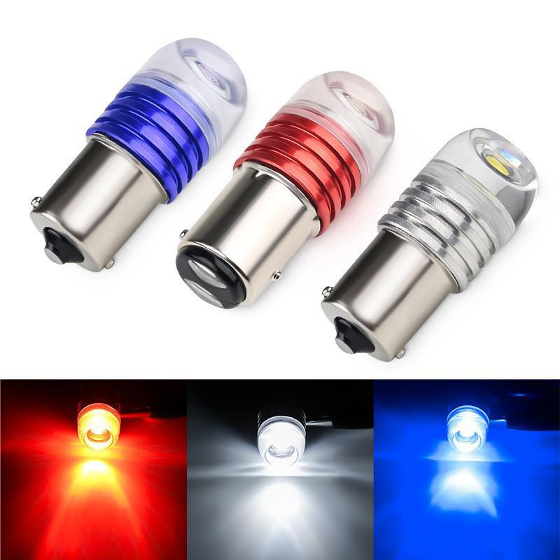 1156/1157 Turn Signal & Brake Light Combo - 3-Bulb Tail & Signal Light with Concave Lens (7440/7443 Compatible)