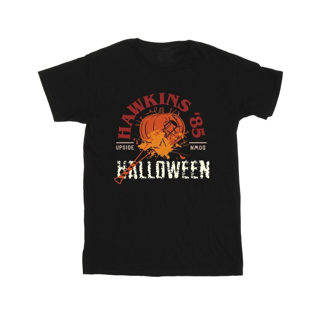 Netflix Mens Stranger Things Hawkins Halloween T-Shirt