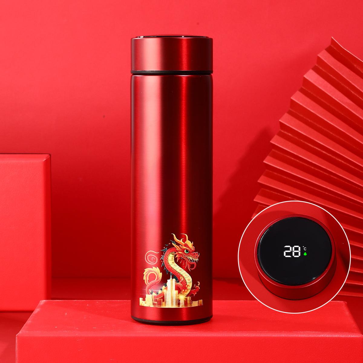 

Интеллектуальная термочувствительная чашка-термос. Чашка национального прилива. Новогодний подарочный кубок. Дополнительные мероприятия в ознаменование церемонии вручения за руки. 500ml