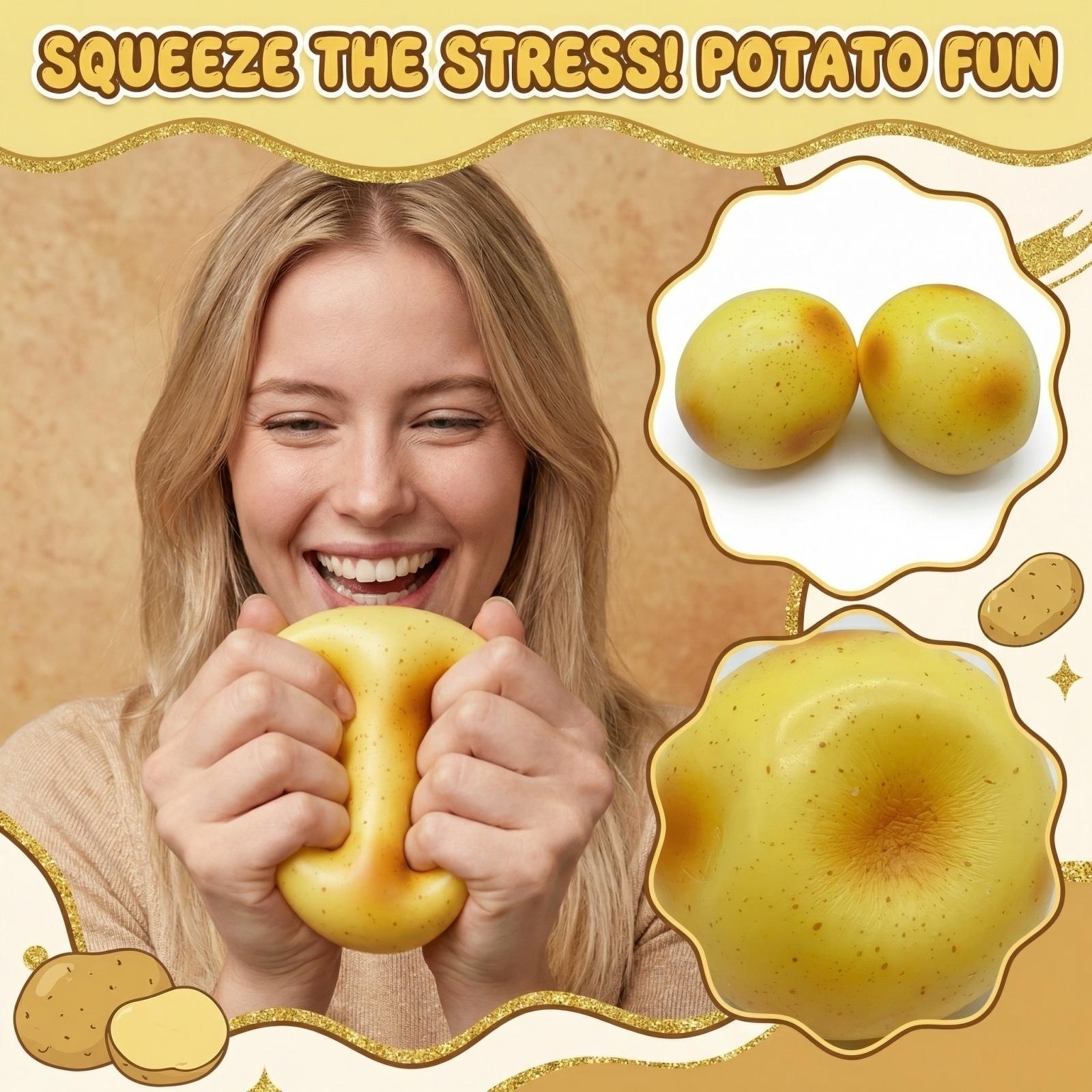 

Slow Rebound Stress Relief Toy Soft Squeeze Ball for Relaxation and Hand Exercise Suitable for All Ages One Size