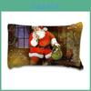 Housse de couette et taies d'oreiller de Noël classiques pour enfants Housse de couette Père Noël Ensemble de literie