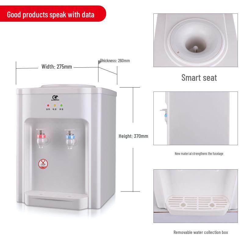 Ningbo Mini Desktop Water Machine: Hot & Cold Water Dispenser with Small Refrigerator