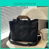 Urban Minimalist Canvas Mum Bag With Multiple Pockets And Comfortable Shoulder Strap