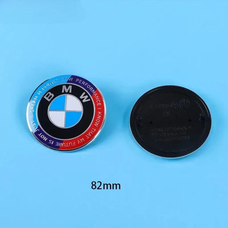 GRUPA BMW 3 szt. 45MM 74MM 82MM Kierownica Samochód Odznaka na maskę Przód Odznaka na klapę bagażnika Tył Dla BMW E36 E64 F10 F30 F32 F34 X1 X3 X5 X6