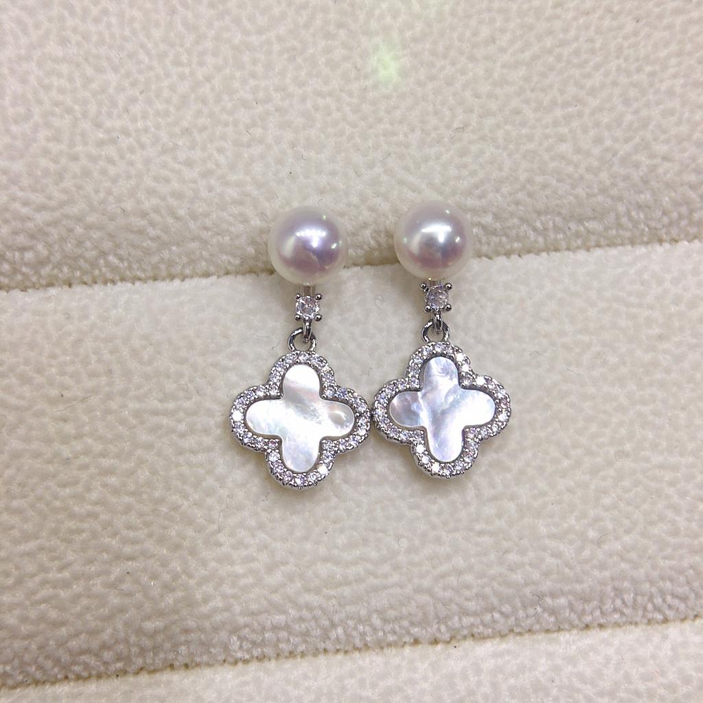 Fashion Four-leaf Clover Earrings for Women Exquisite Luxury Earrings