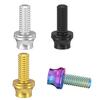 2Pcs Titaniums Alloys Bike Bottle Holder Screw M5x12mm Water Bottle Cage Bolts Hexagon Socket Head Bolts Screws Bike Part