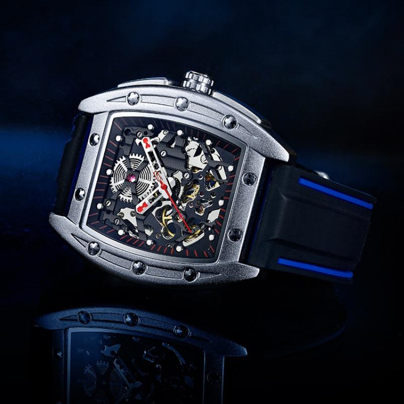 AILANG New Automatic Mechanical Watch Hollow Men's Watch Waterproof Cool Fashion Men's Watch