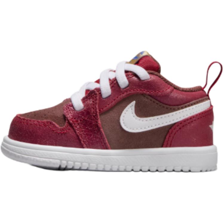 Air Jordan 1 Low ALT SE TD Breakfast Baby Sneakers Red Dark-Pony Varsity-Red HF3203-200
