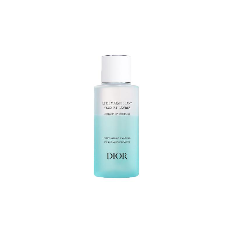 DIOR Clear Eyes and Lips Makeup Remover Gentle Cleansing No Tightness 125ml белый