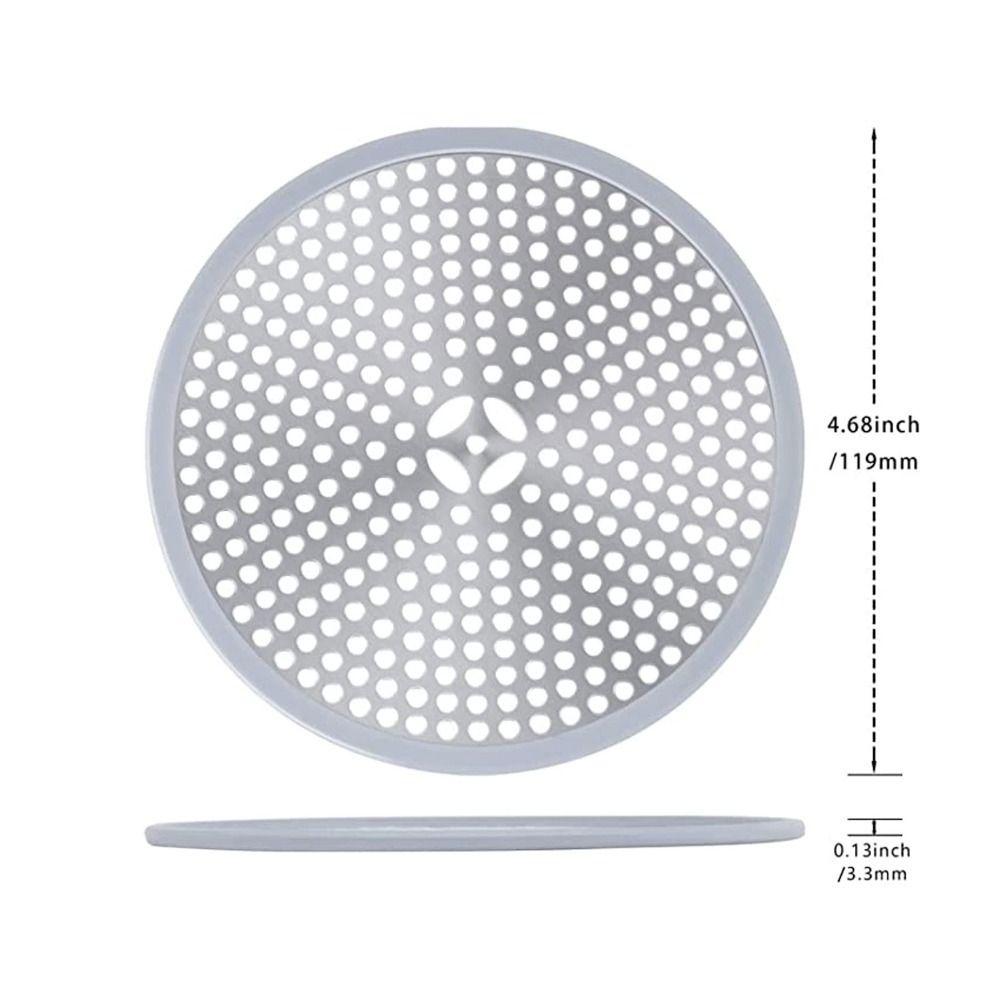 Shower Drain Cover Hair Catcher Drain Filter Bathroom Protector Stainless Steel Sink Strainer Drain Filter Bathtub Hair Catcher
