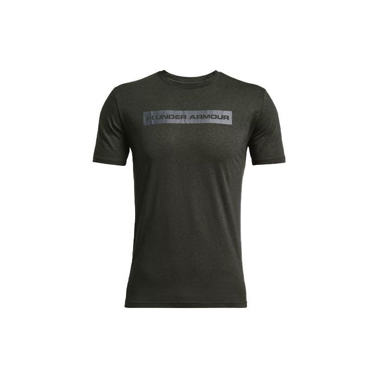 Under Armour Training Sports Breathable Straight T-Shirt Men Tops Baroque-Green 1352045-310